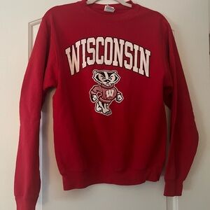 Wisconsin Red Sweater